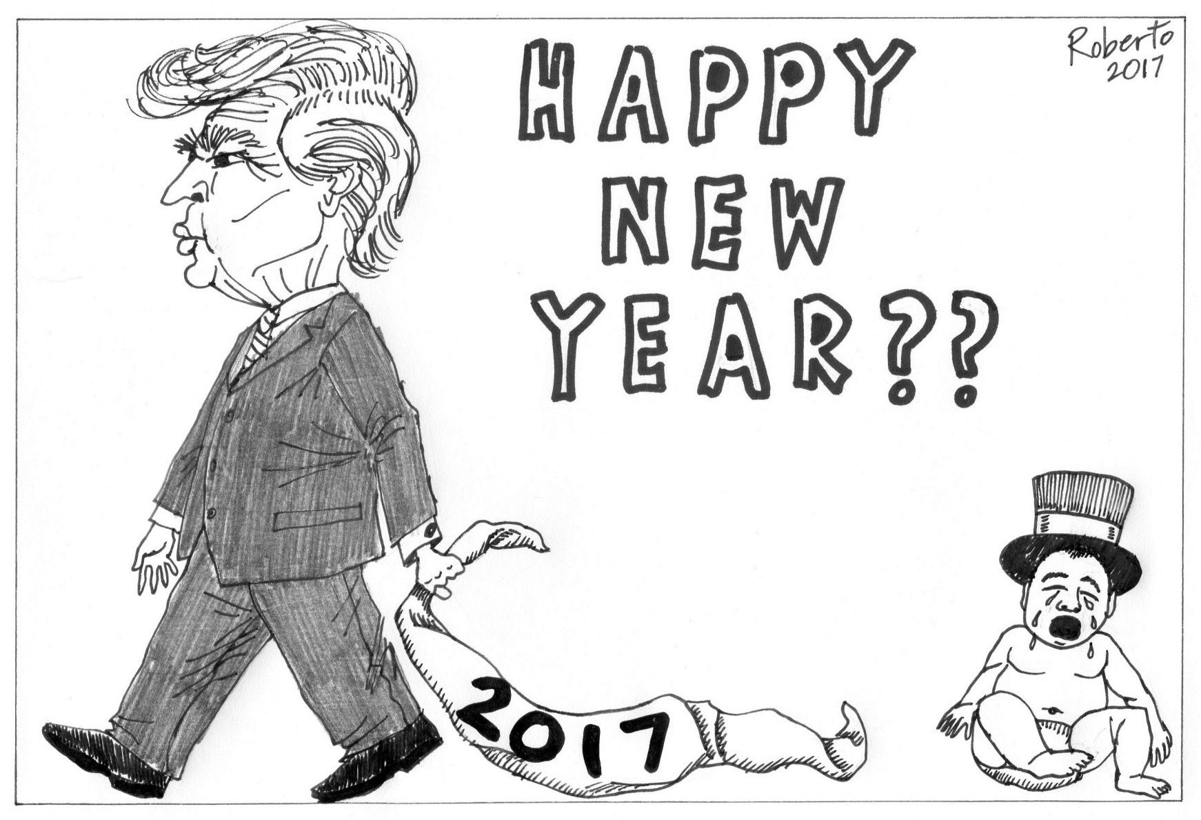 Roberto Tinoco editorial cartoon